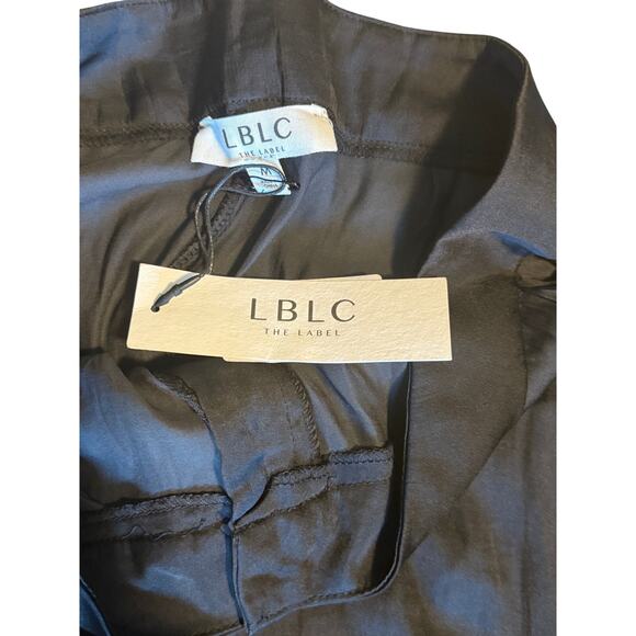 (M) NWT $160 Revolve‎ LVLC The Label Blanche Pant Black - Picture 7 of 8